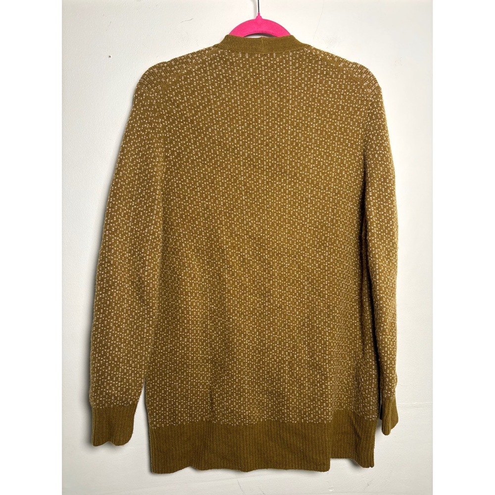 Madewell Mustard Oversized Cardigan Sweater Women's Small Cozy Knit - Picture 7 of 9